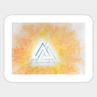 Valknut Sticker